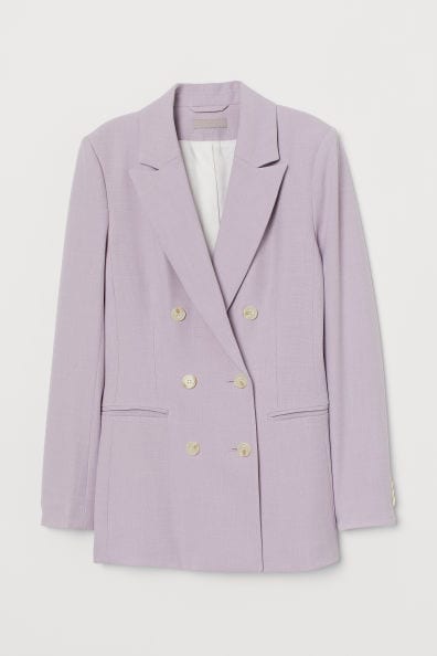 purple blazer - fall 2019 trends