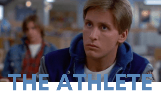 The Breakfast Club fashion - The Athlete, Andrew