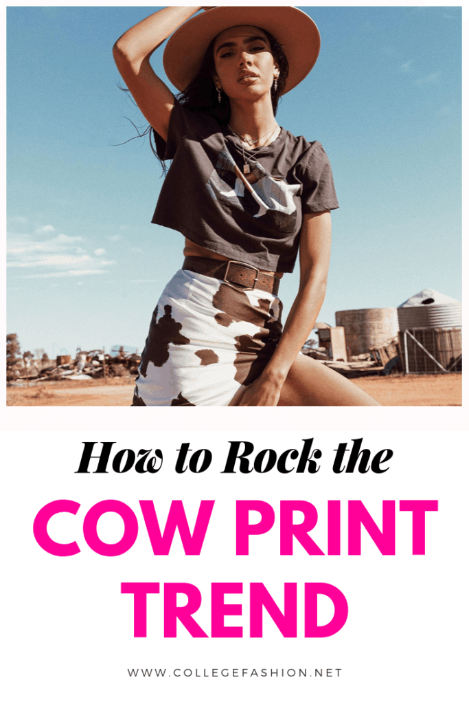 How to rock the cow print trend