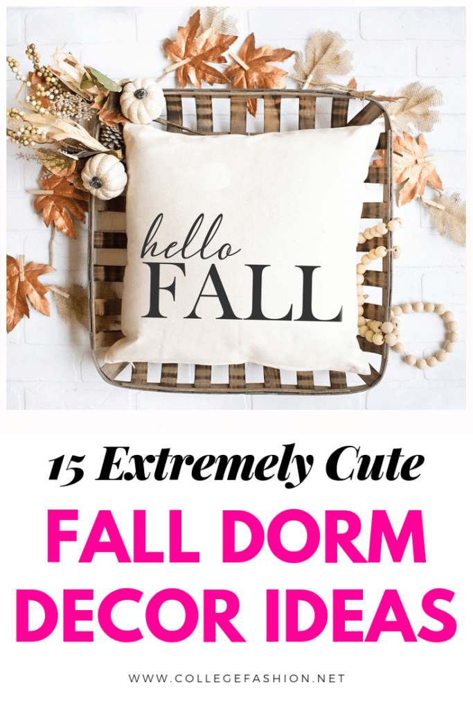 15 extremely cute fall dorm decor ideas