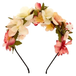 Floral crown from claire's