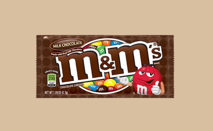 M&M's package.