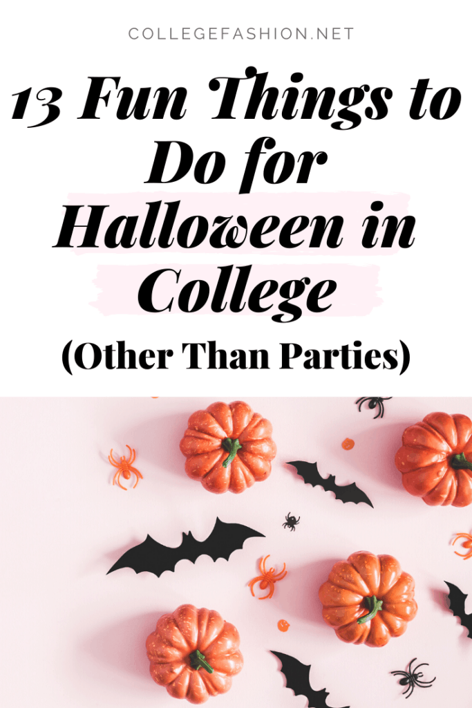 13 Fun things to do for Halloween in college, other than parties