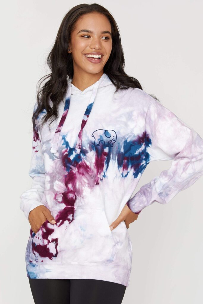 Ice Dye Oversized Hoodie from Ivory Ella