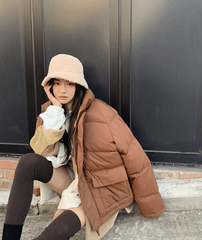 Korean fashion - puffer jacket from Stylenada