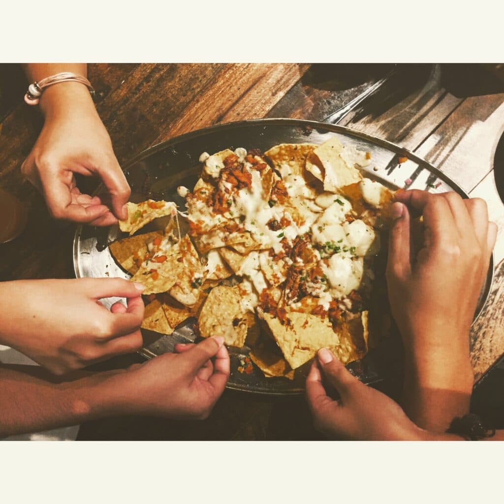 College birthday party ideas - Stock photo of nachos