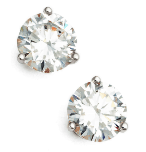 CZ stud earrings - round from Nordstrom