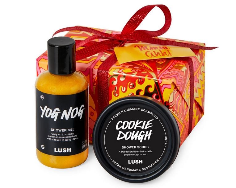 Lush bath products.