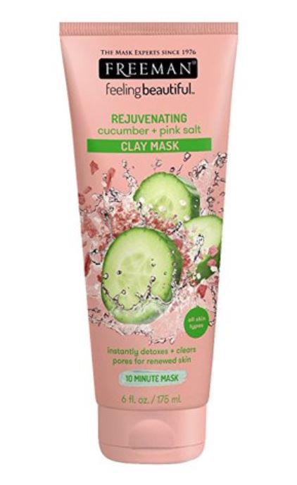 Cucumber + pink salt face mask product - best gifts under 20 for 2019