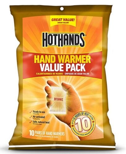 Hand warmers package.