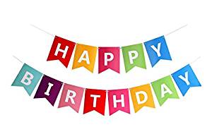 Product: Birthday banner from Amazon