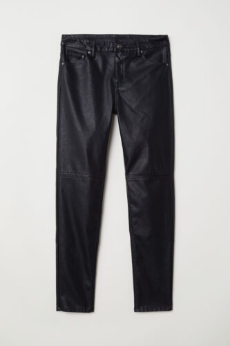 Faux leather pants from H&M