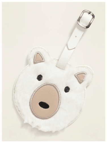 Cute secret santa gift ideas for college students - Polar Bear Luggage Tag