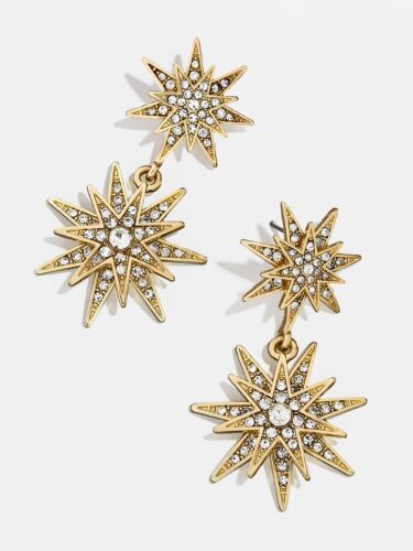 Star statement earrings from Baublebar