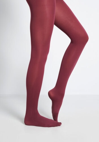 Red tights from Modcloth