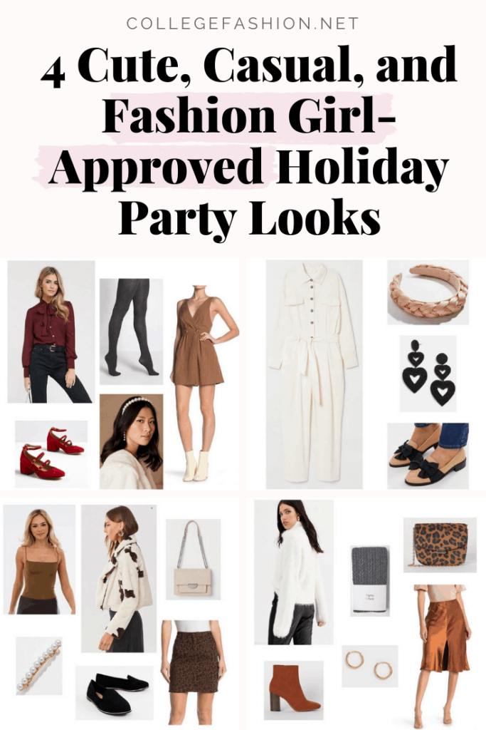 What to wear to a holiday party: 4 söt, avslappnad och mode tjej-godkänd semesterfest ser ut