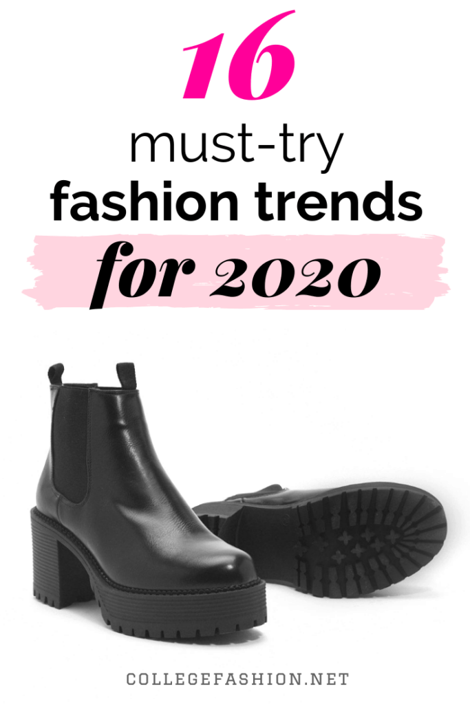 16 must-try fashion trends for 2020