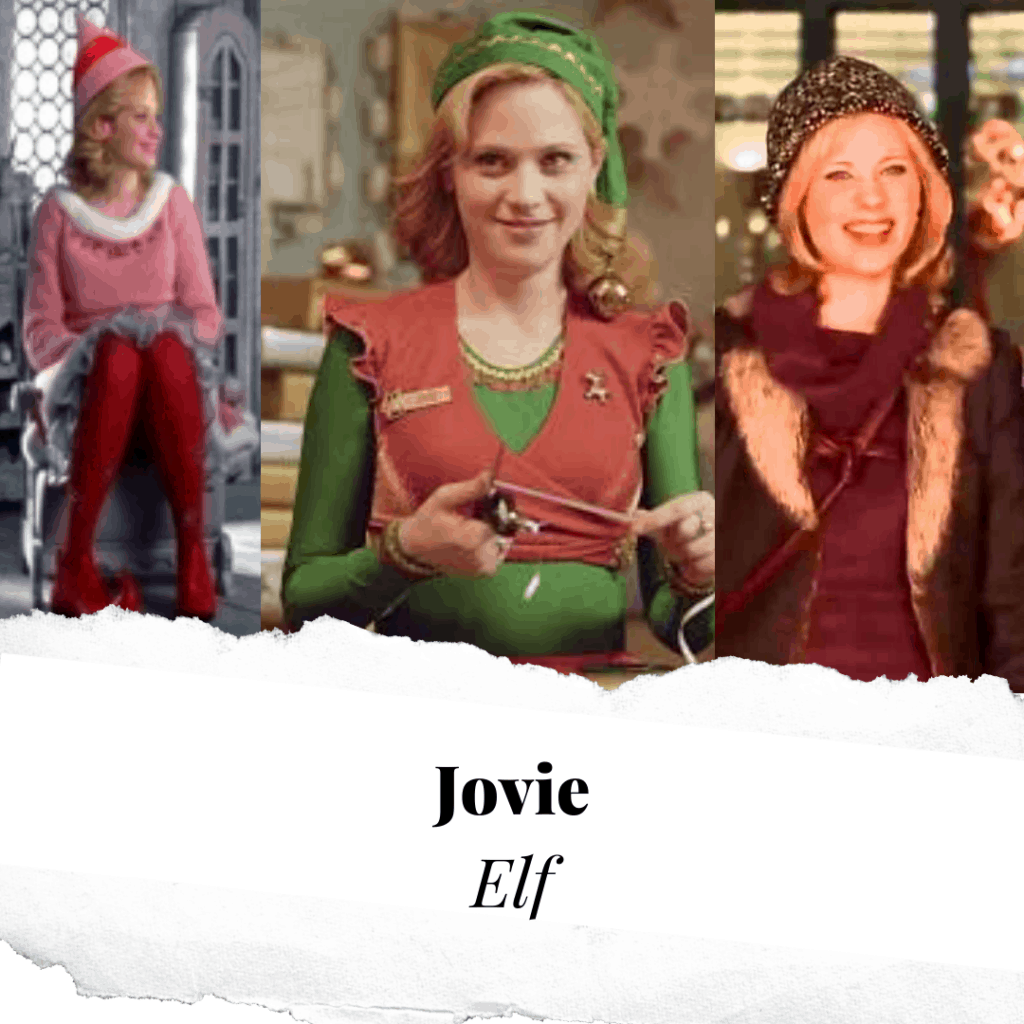 Christmas movie fashion - Jovie Elf Moodboard