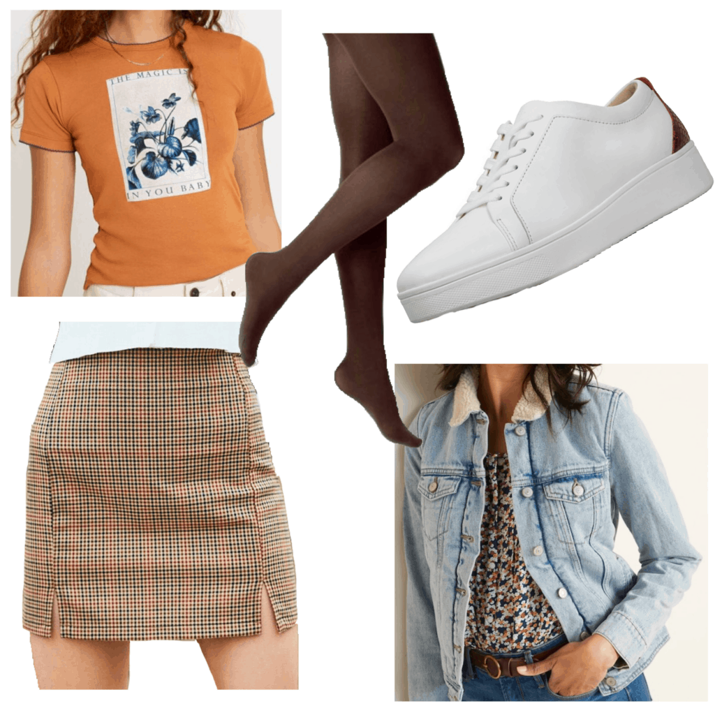 winter outfits with tights