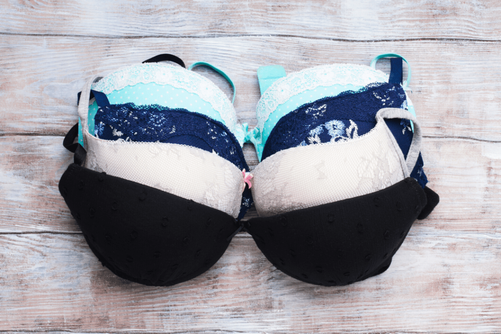 The best places to buy affordable lingerie - photo of a stack of bras