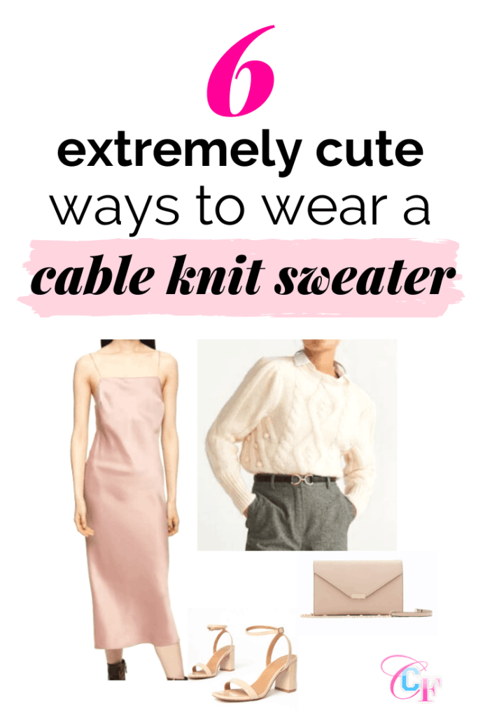 6 extremely cute ways to wear a cable knit sweater