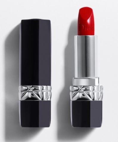 Dior red lipstick in Rouge Dior (999)