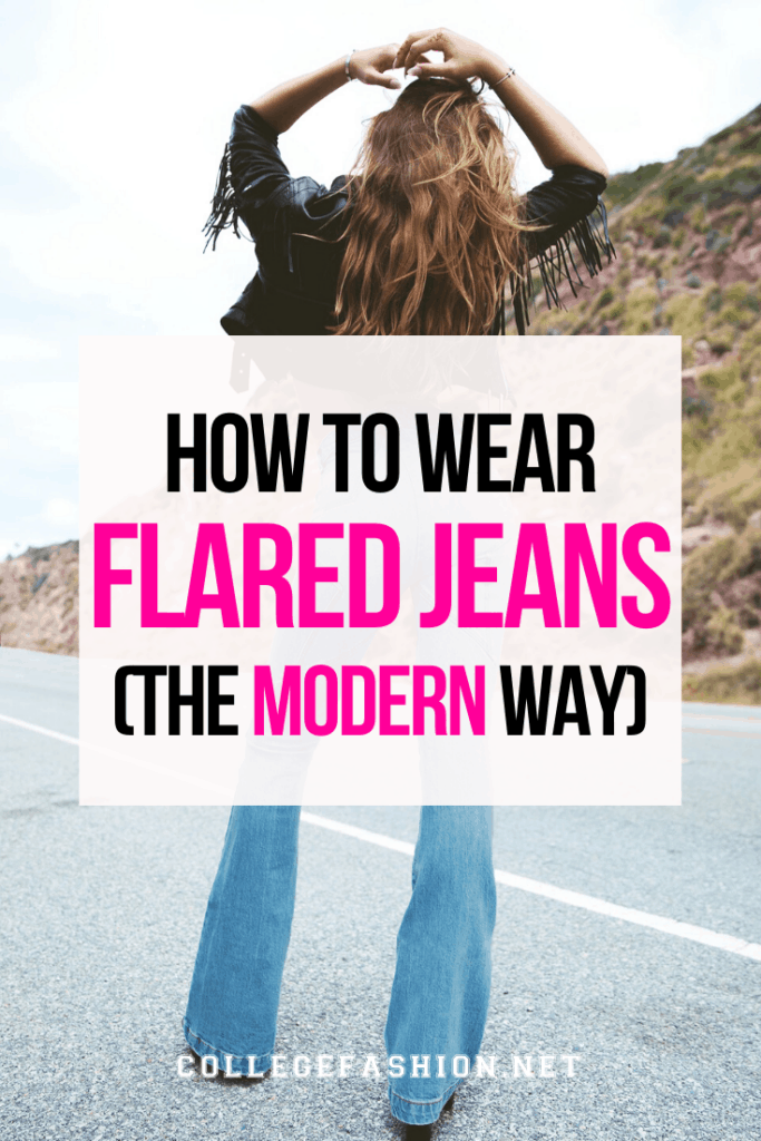 4 Fun Ways To Wear Flare Jeans Right Now Flared Jeans Outfit Guide