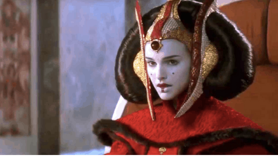 queen amidala makeup