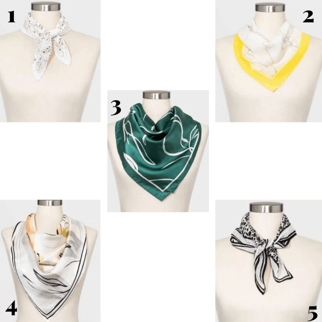Spring scarves at Target