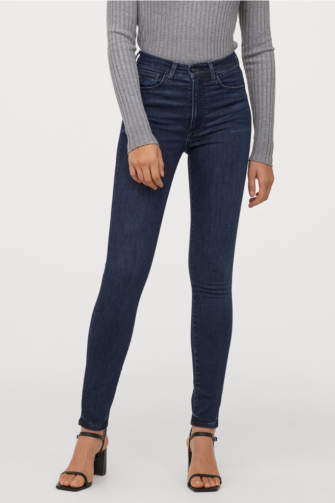 Dark skinny jeans from H&M