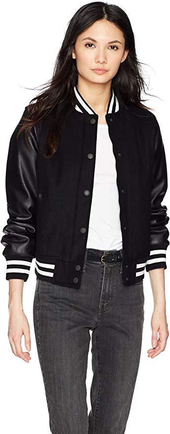 Spring 2020 trends you already own - Varsity Jacket in black