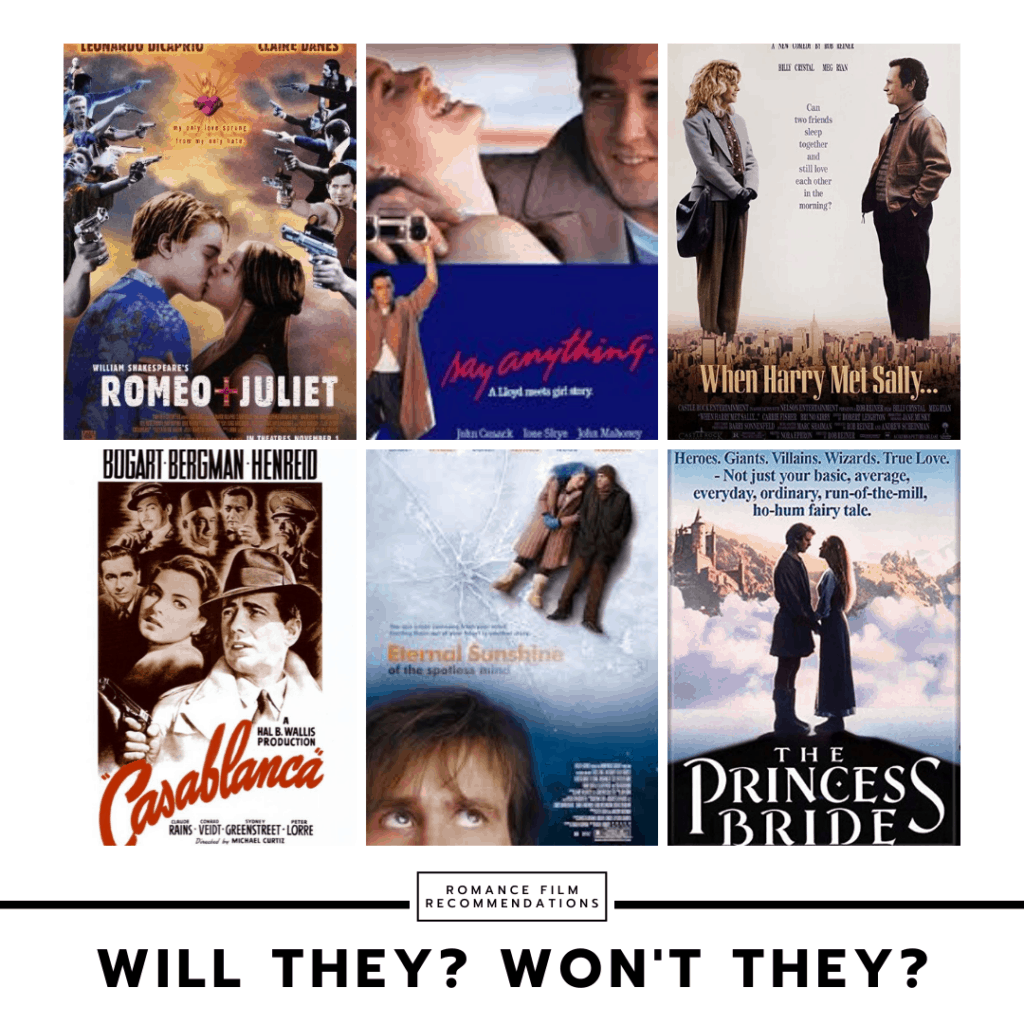 Romantic movie recommendations