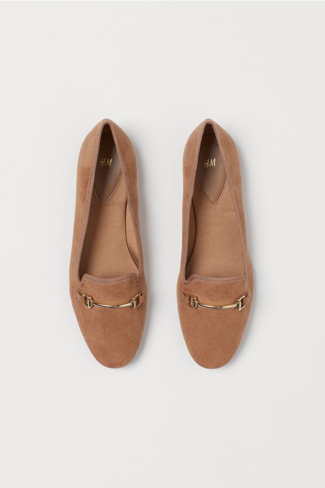 Brown H&M loafers