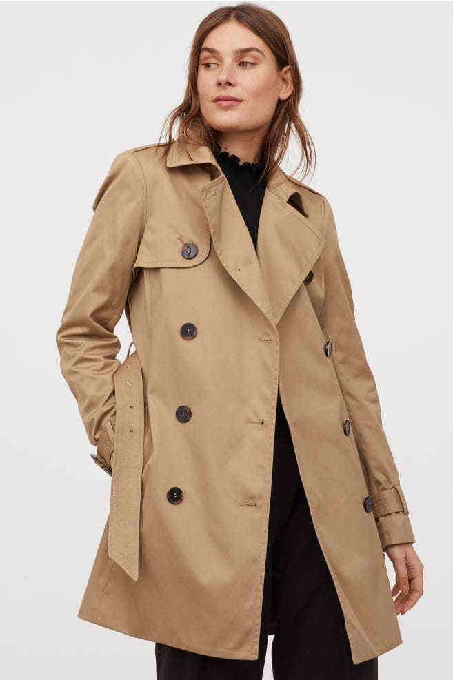 Spring pieces every woman needs: H&M classic beige trench coat