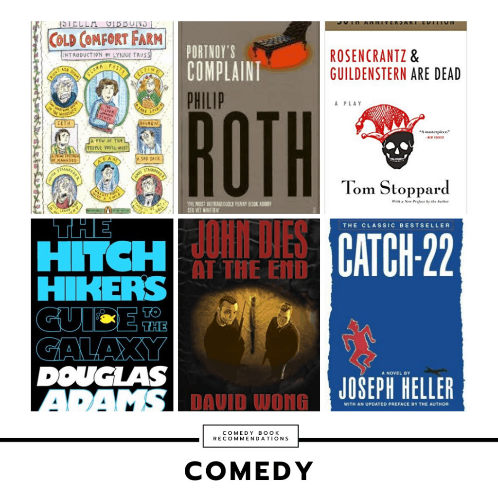 Book recommendations for college students: Comedy books