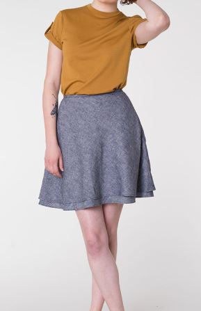 Beginner sewing pattern: Everly Skirt by Colette Patterns