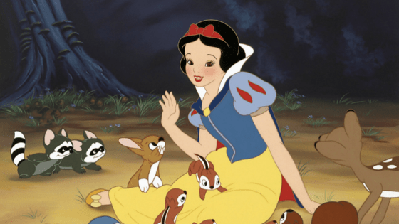 Snowhite with animals