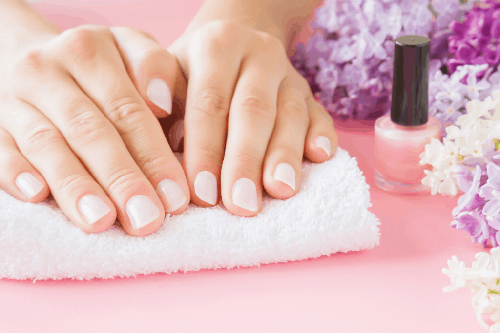 Nail care routine