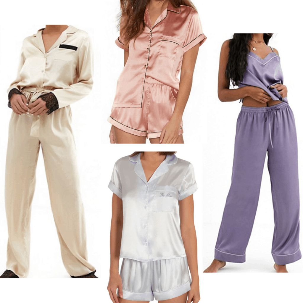 Pajama trends 2020: Satin pajama sets