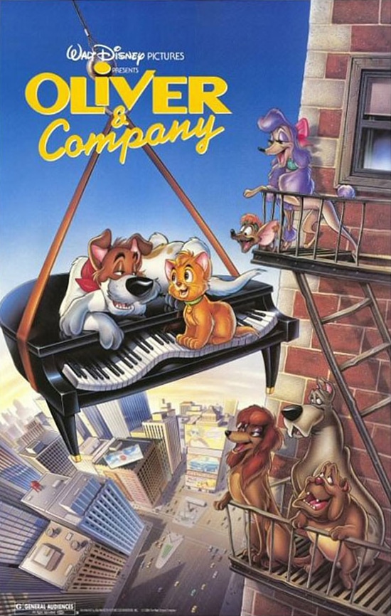 Disney's Oliver and Company movie poster