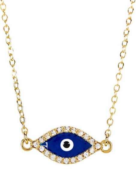 Eye necklace.