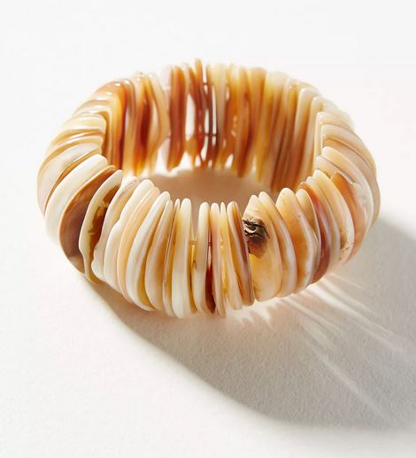 Shell bracelet.