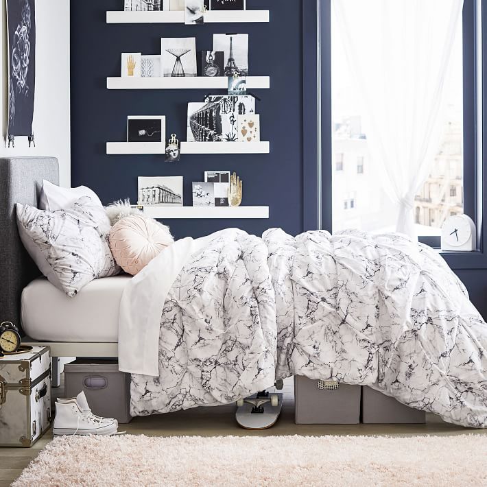 Marble bedding set from PBTeen