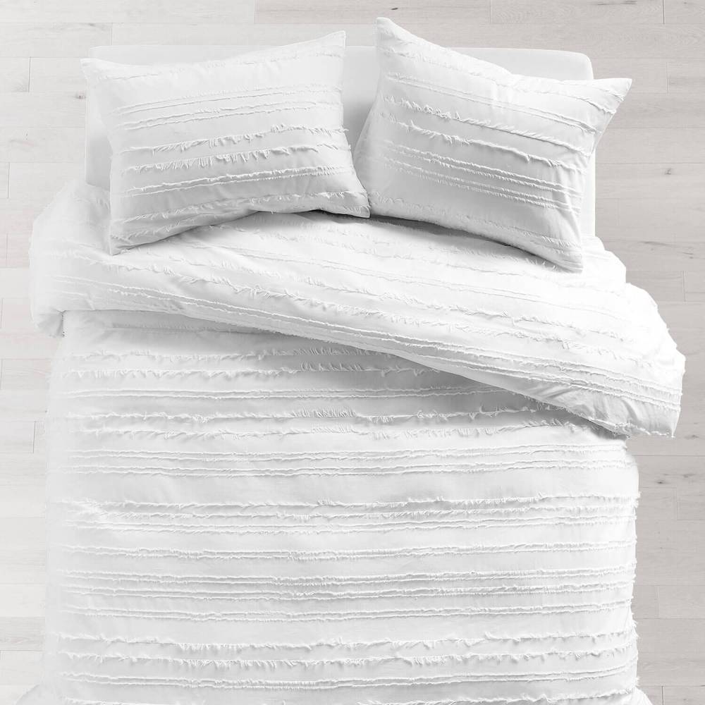 White eyelash comforter from Dormify