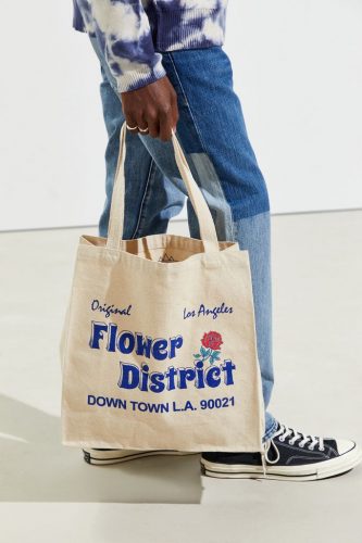 LA Flower District tote bag.