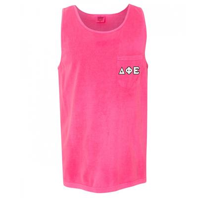 Custom sorority tank top from Something Greek