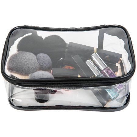 Clear makeup bag from Walmart