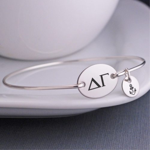 Custom sorority bracelet from Birthstone Design