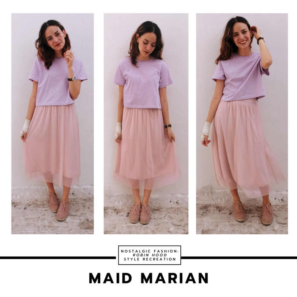 Disneybound Maid Marian outfit inspired by the 1973 Disney film -- pink 