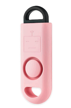 small pink alarm